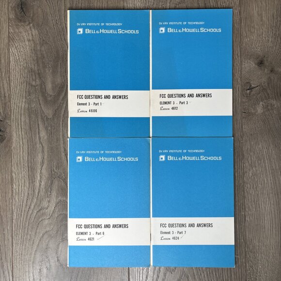 De Vry Technical Institute Lesson Booklets Bell & Howell Lot Of 17 - 1960's EUC - Picture 3 of 13